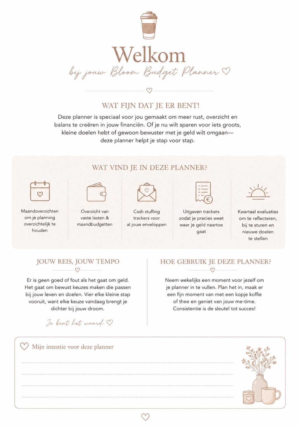 Budget planner - Digital download