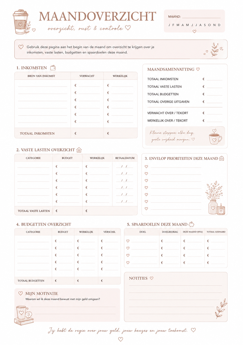 Bloom budgetplanner