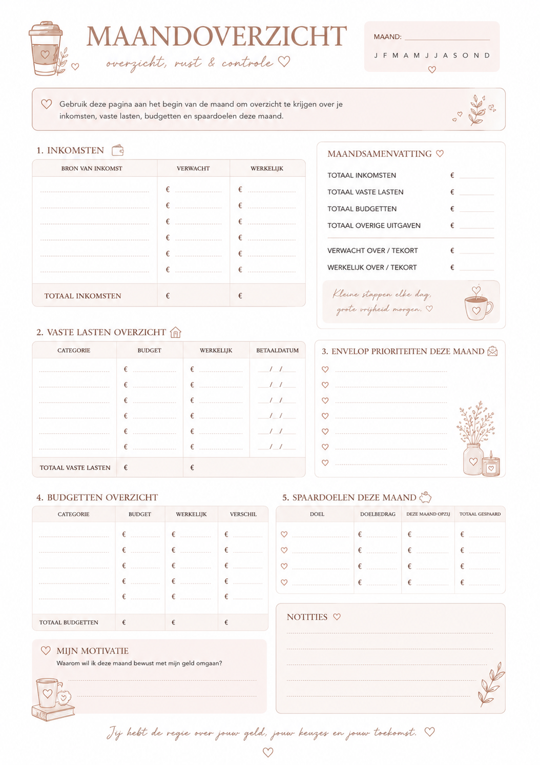 Bloom budgetplanner
