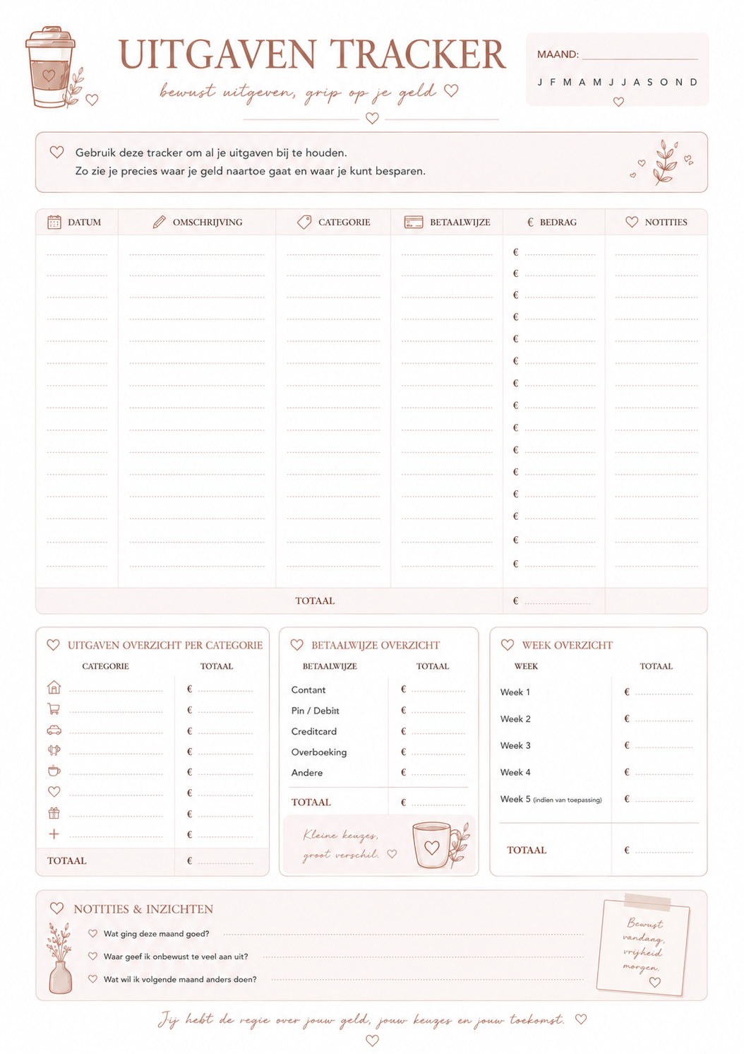 Bloom budgetplanner