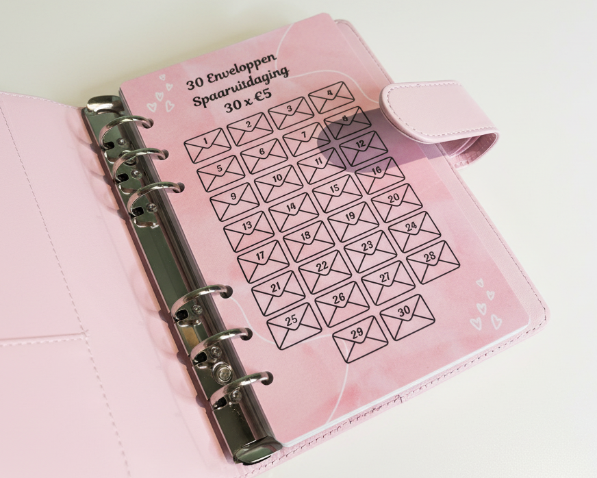 30 enveloppen spaaruitdaging
