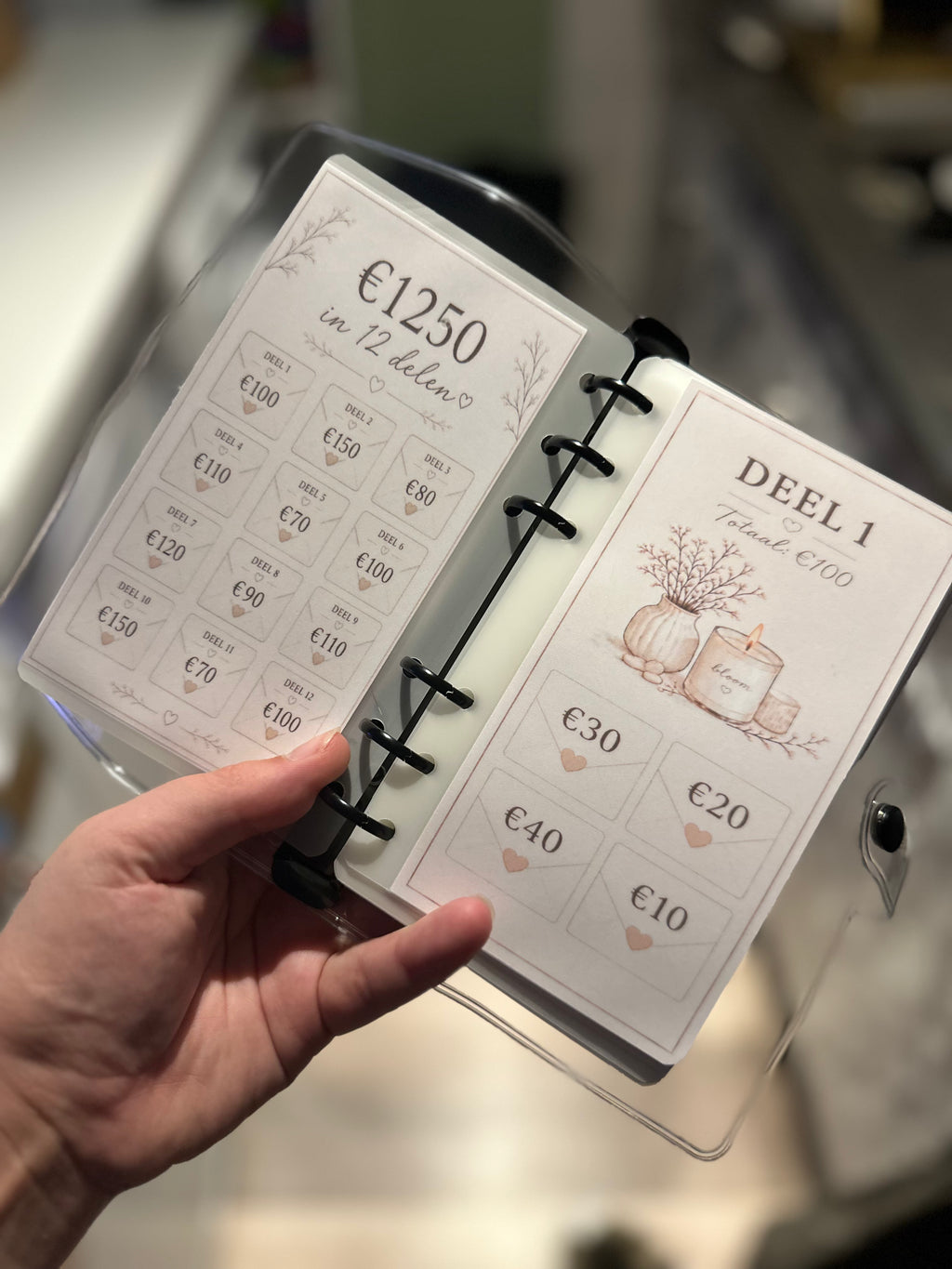 €1.250 in 12 delen spaaruitdaging