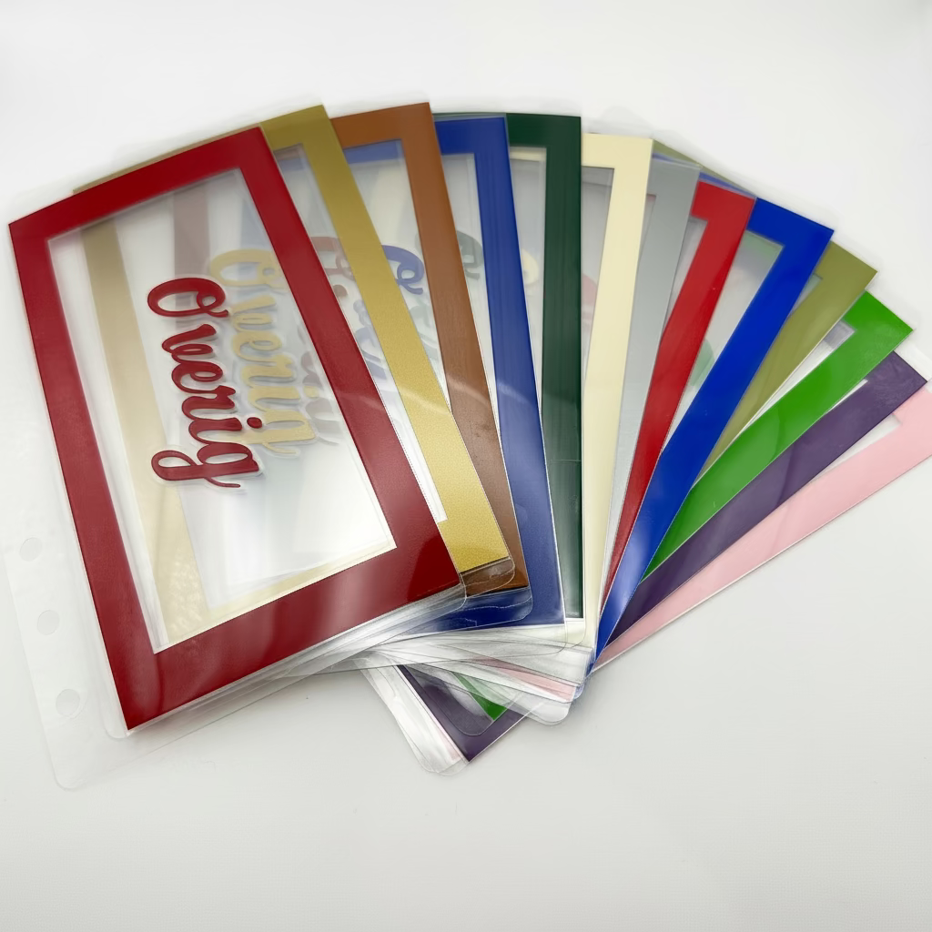 Cash enveloppen Vinyl - basic - set van 6